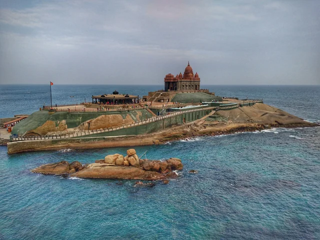 Vivekananda Rock Memorial off Kanyakumari
