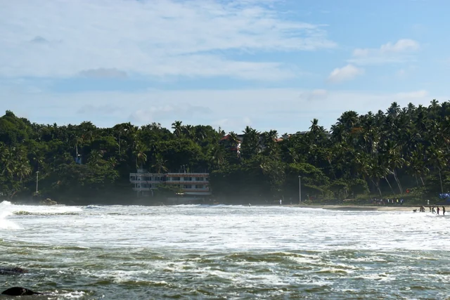 Kovalam beach and coastline in Kerala