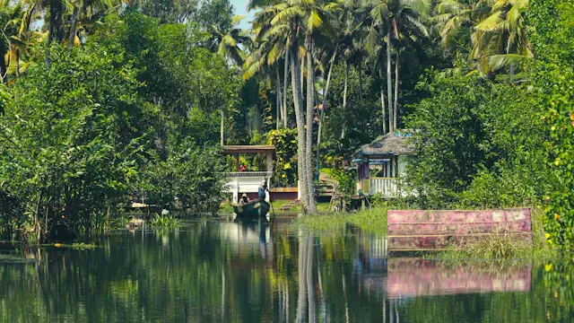 Houseboat on the Kerala backwaters